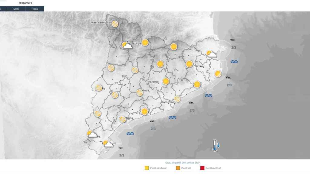 Previsión del Meteocat para este viernes 8 de septiembre