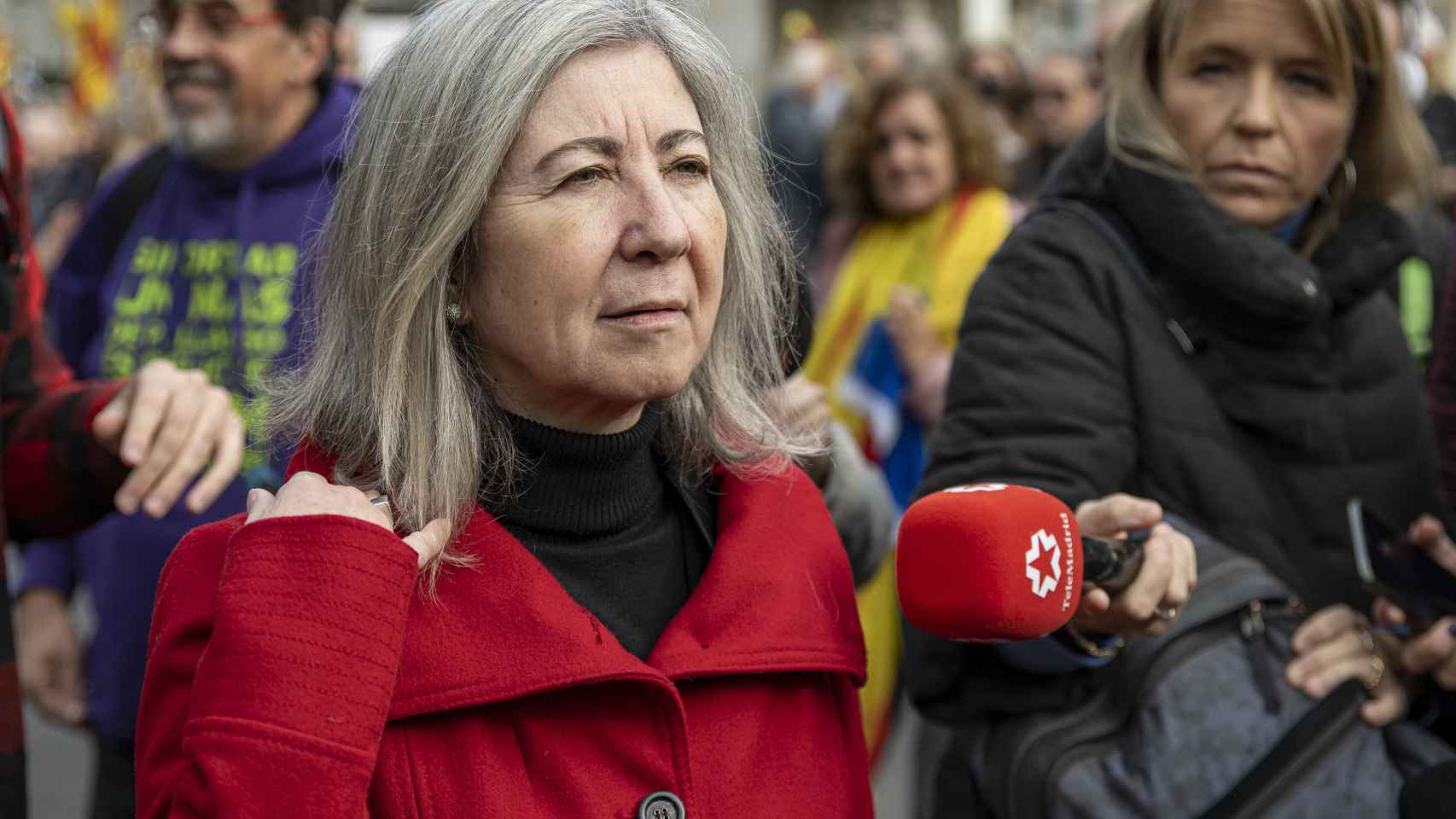 La presidenta de la ANC, Dolors Feliu