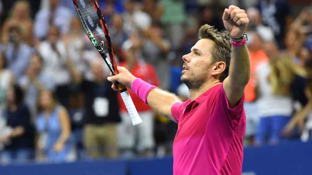 Wawrinka celebra una victoria