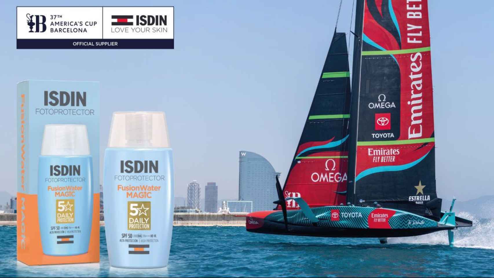 Isdin, patrocinador de la Copa América de vela