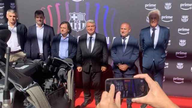 Joan Laporta, en la presentación del nuevo documental del Barça