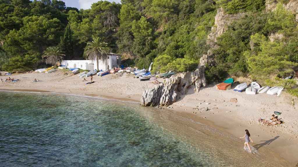 Una cala de Lloret de Mar, Girona