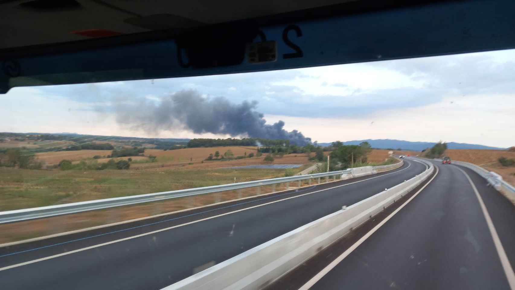 Incendio de una granja en Cornellà del Terri