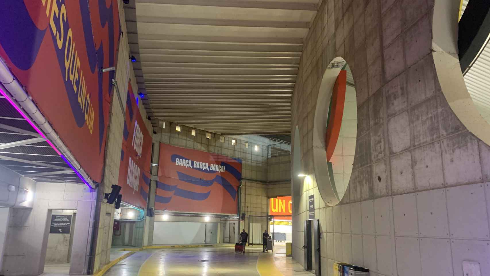 Los interiores del Estadi Olímpic Lluís Companys