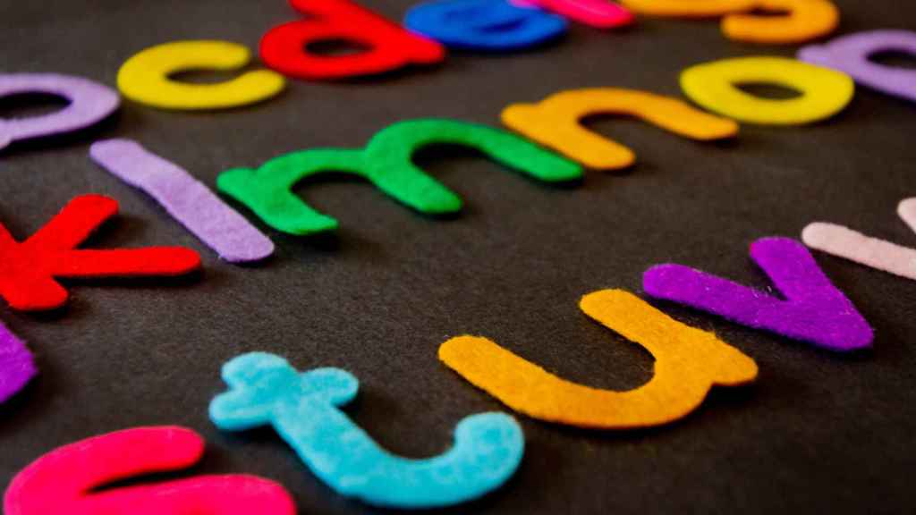 Letras de colores