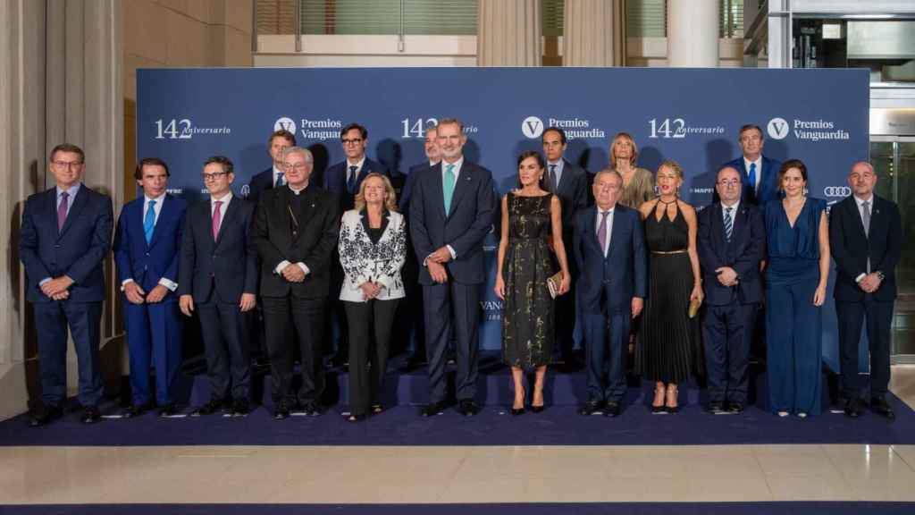 Foto de familia antes del acto