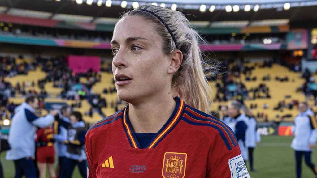 Alexia Putellas, después de un partido con la selección española