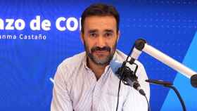 Juanma Castaño, durante la emisión del programa El Partidazo de COPE