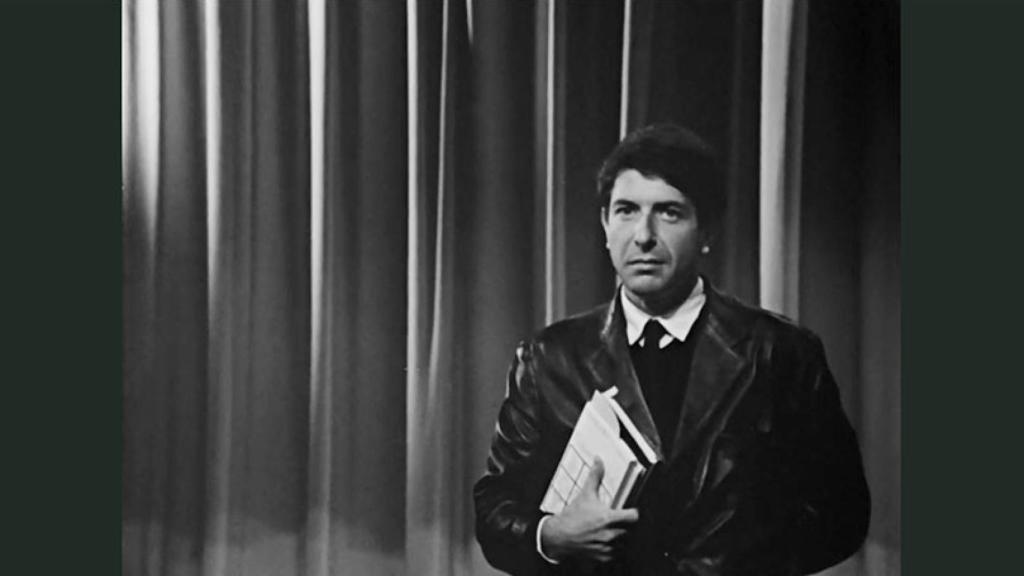 Leonard Cohen en una lectura poética en Canadá