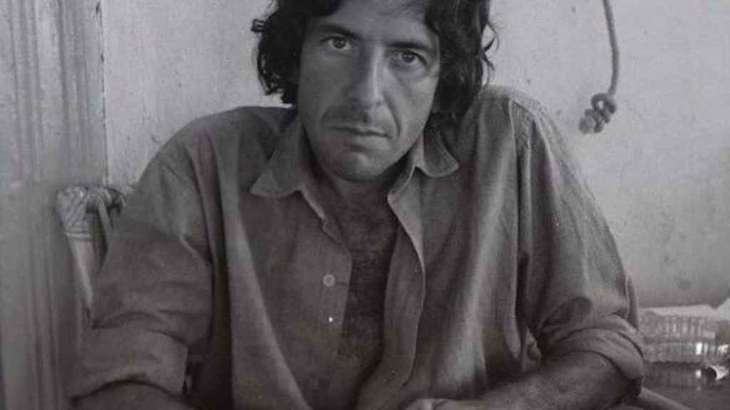 Leonard Cohen durante sus años en Hydra
