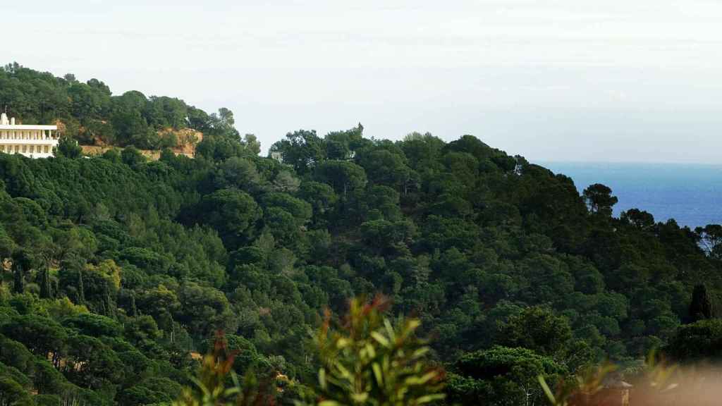 Vista aérea de Can Juncadella, en Lloret de Mar