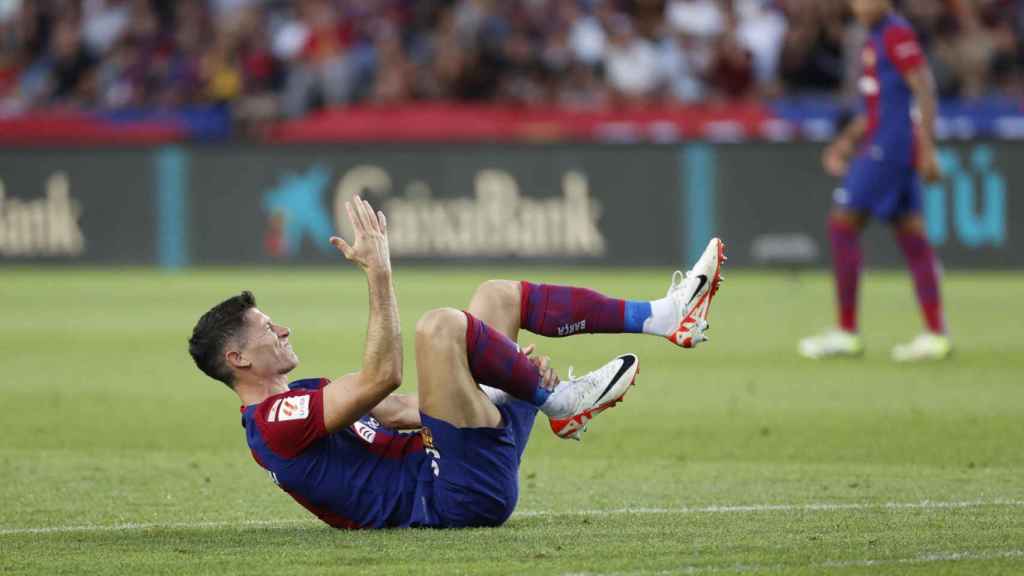 Los futbolistas del Barça celebran un gol ante el Celta