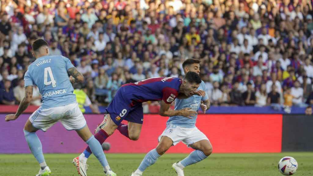 Robert Lewandowski, ante el Celta