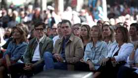 Pedro Sánchez en la fiesta de la Rosa de Gavà