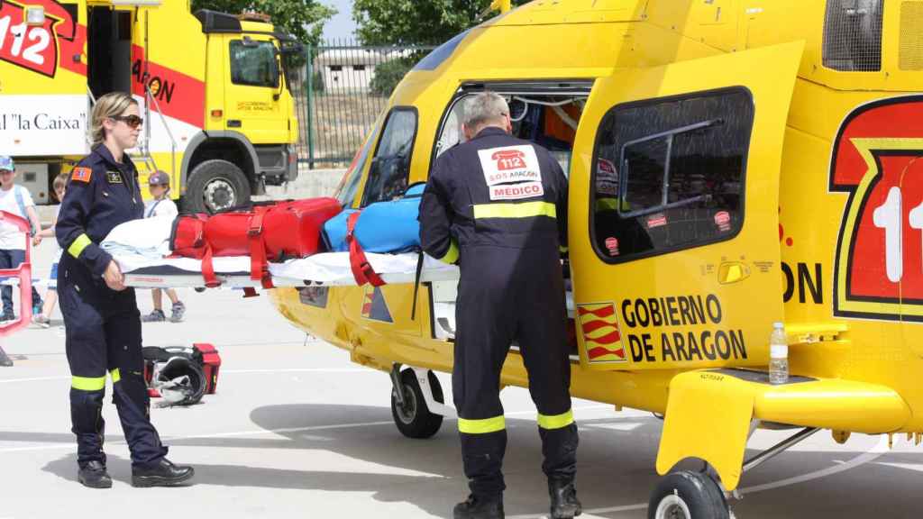 Un recurso aéreo adscrito al 112 de Aragón