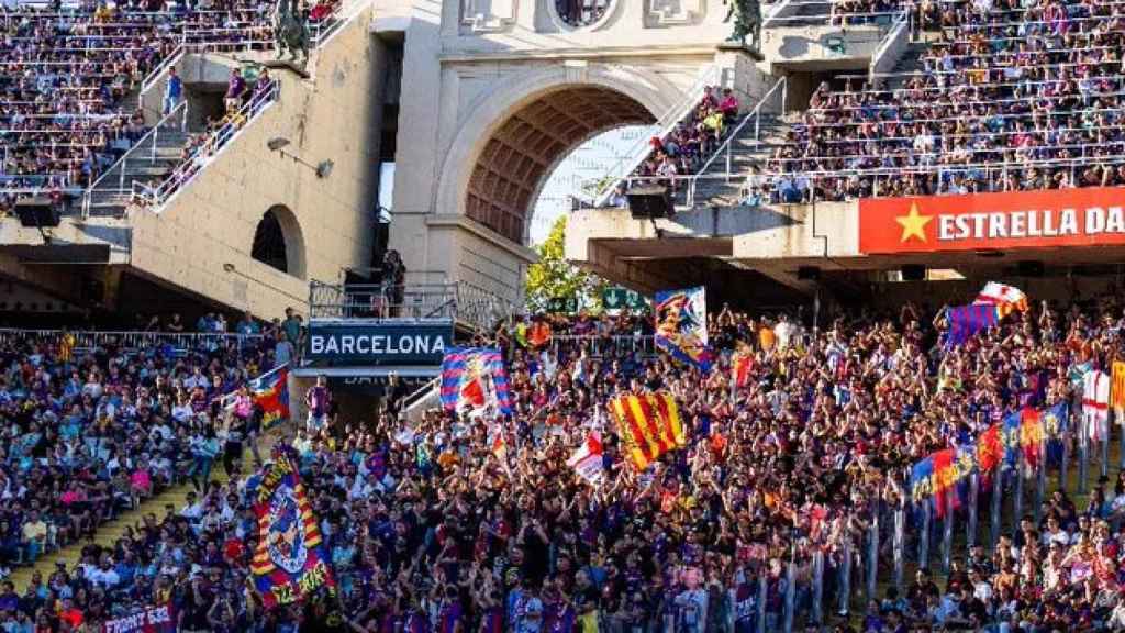 Grada d'Animació en Montjuïc