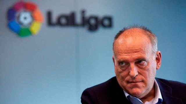 Javier Tebas, presidente de la Liga, en una imagen de archivo