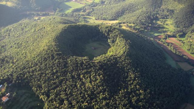 El volcán de Santa Margarida del Cot