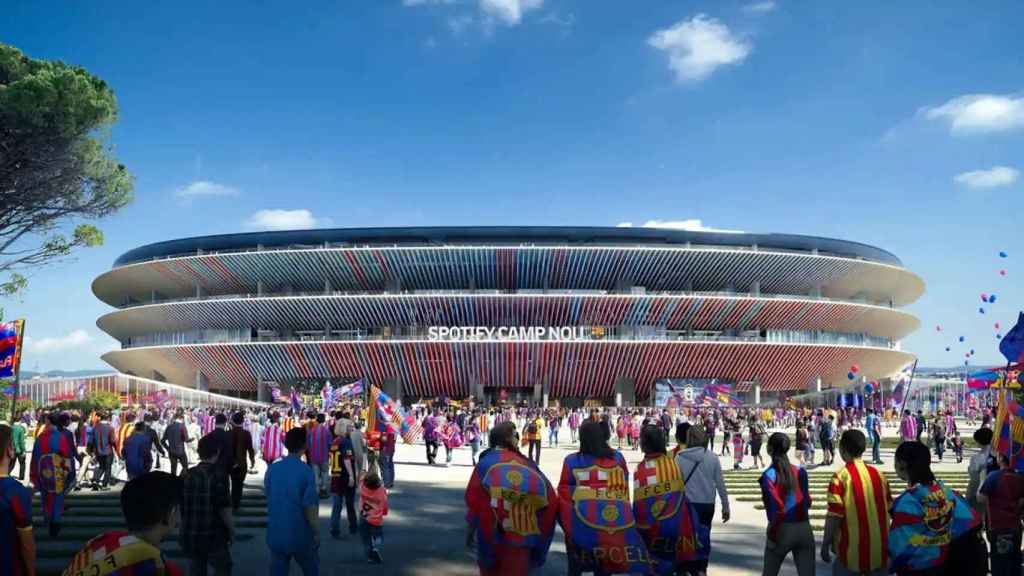 Imagen virtual del futuro Camp Nou