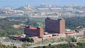 Imagen aérea del Hospital Germans Trias de Badalona, conocido como 'Can Ruti'