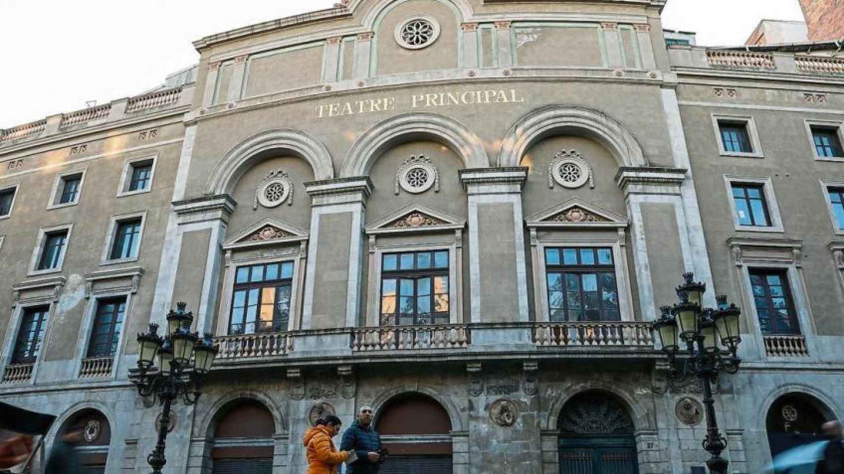 Fachada del Teatro Principal de Barcelona