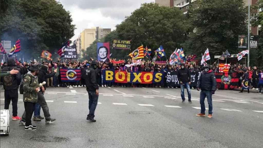 Imagen de archivo de una manifestación de los Boixos Nois