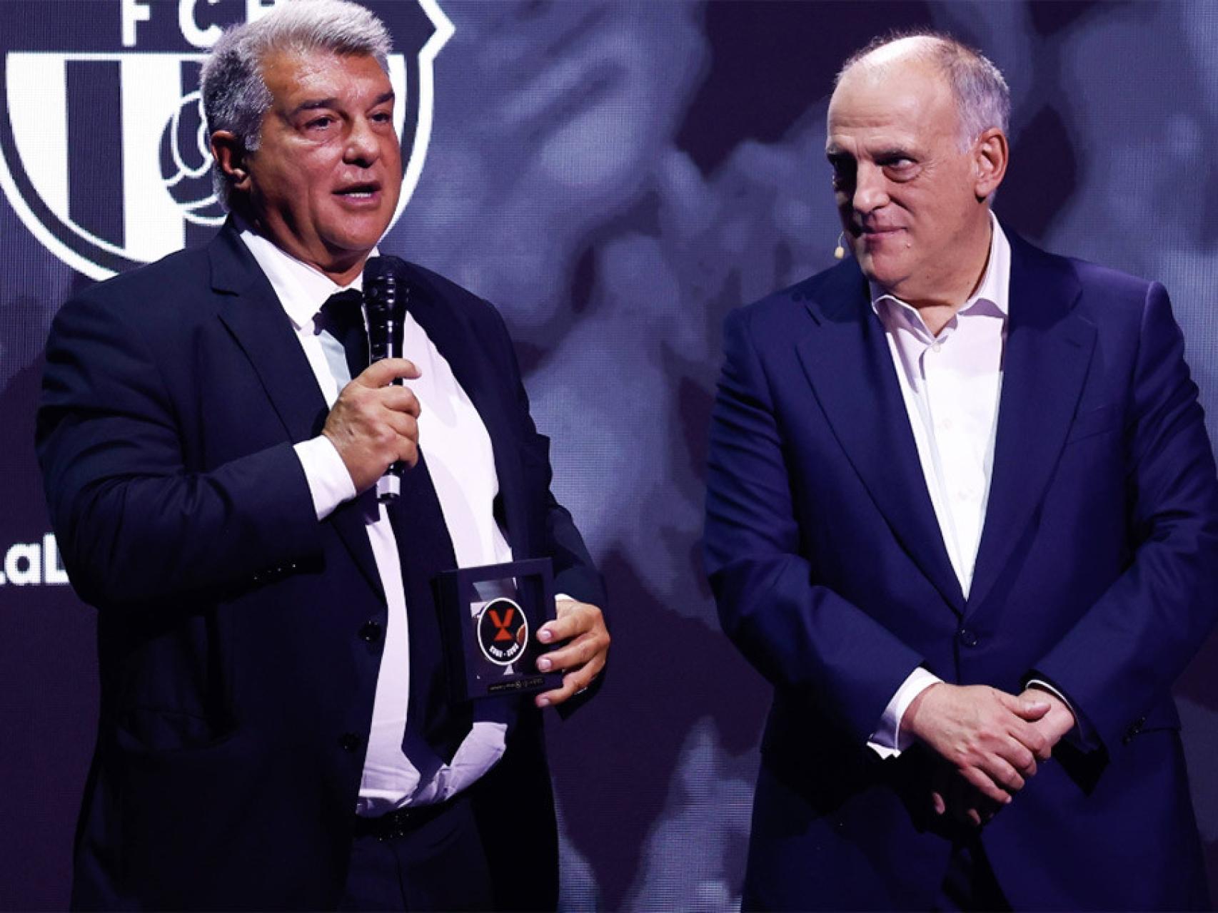 Tebas hace un gran favor al Barça de Laporta en la Liga