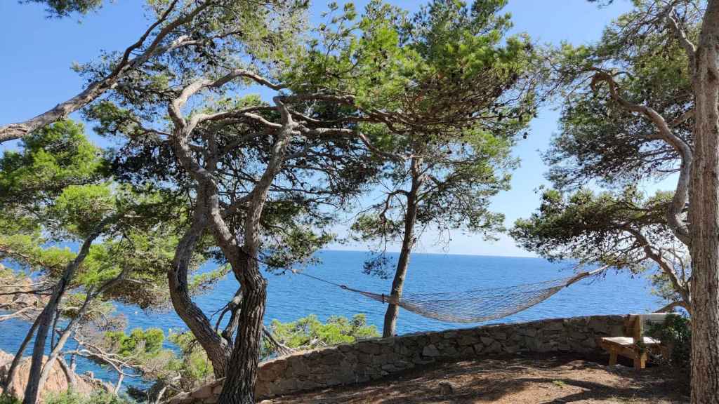 Vistas al mar desde la Casa Sanià, en la Costa Brava