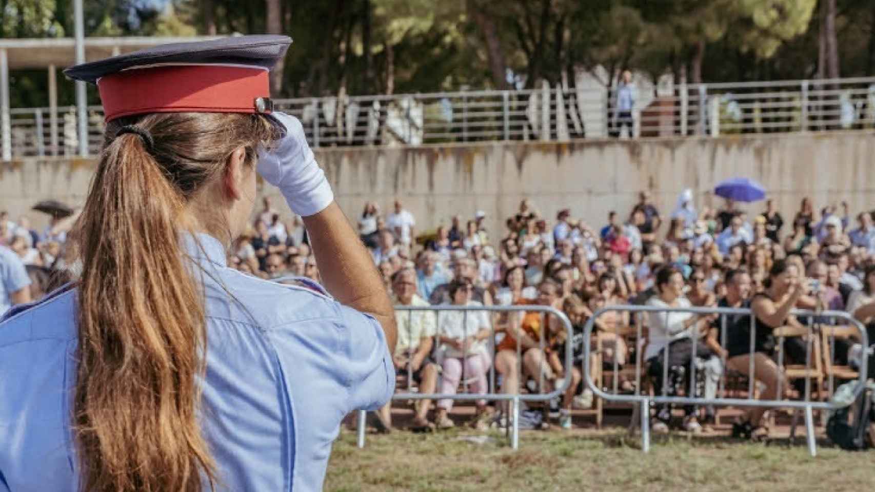 Imagen de archivo de una agente de los Mossos d'Esquadra