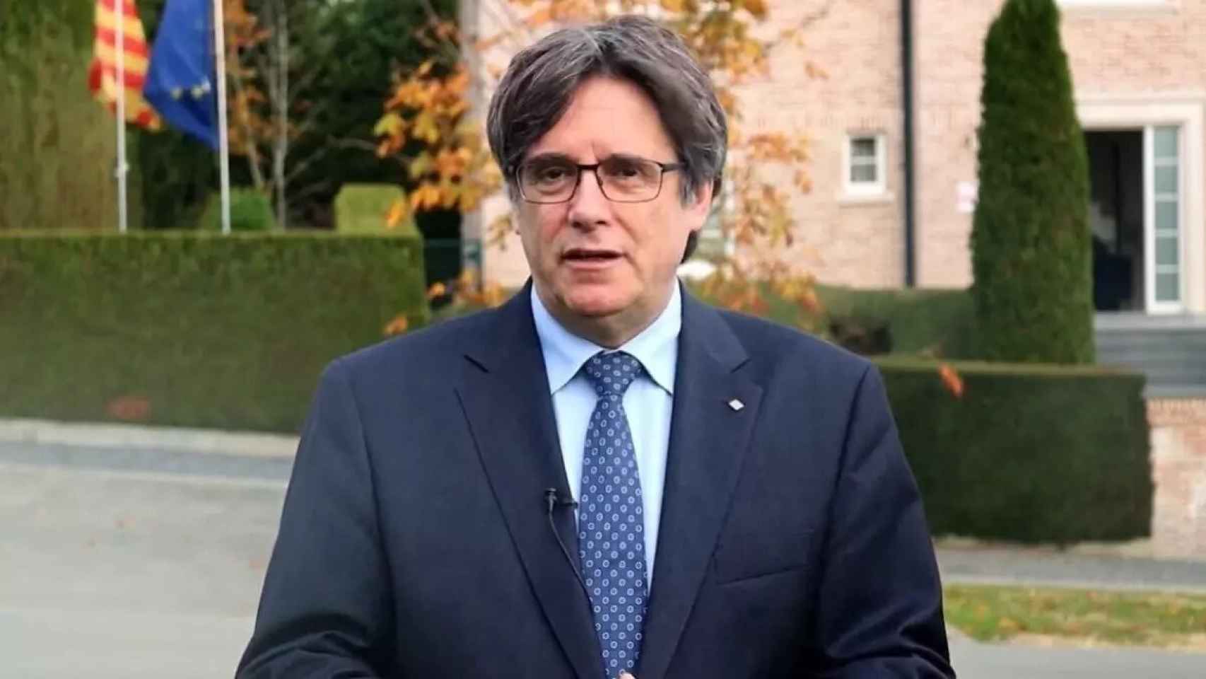 Carles Puigdemont, 'expresident' huido, en un acto anterior