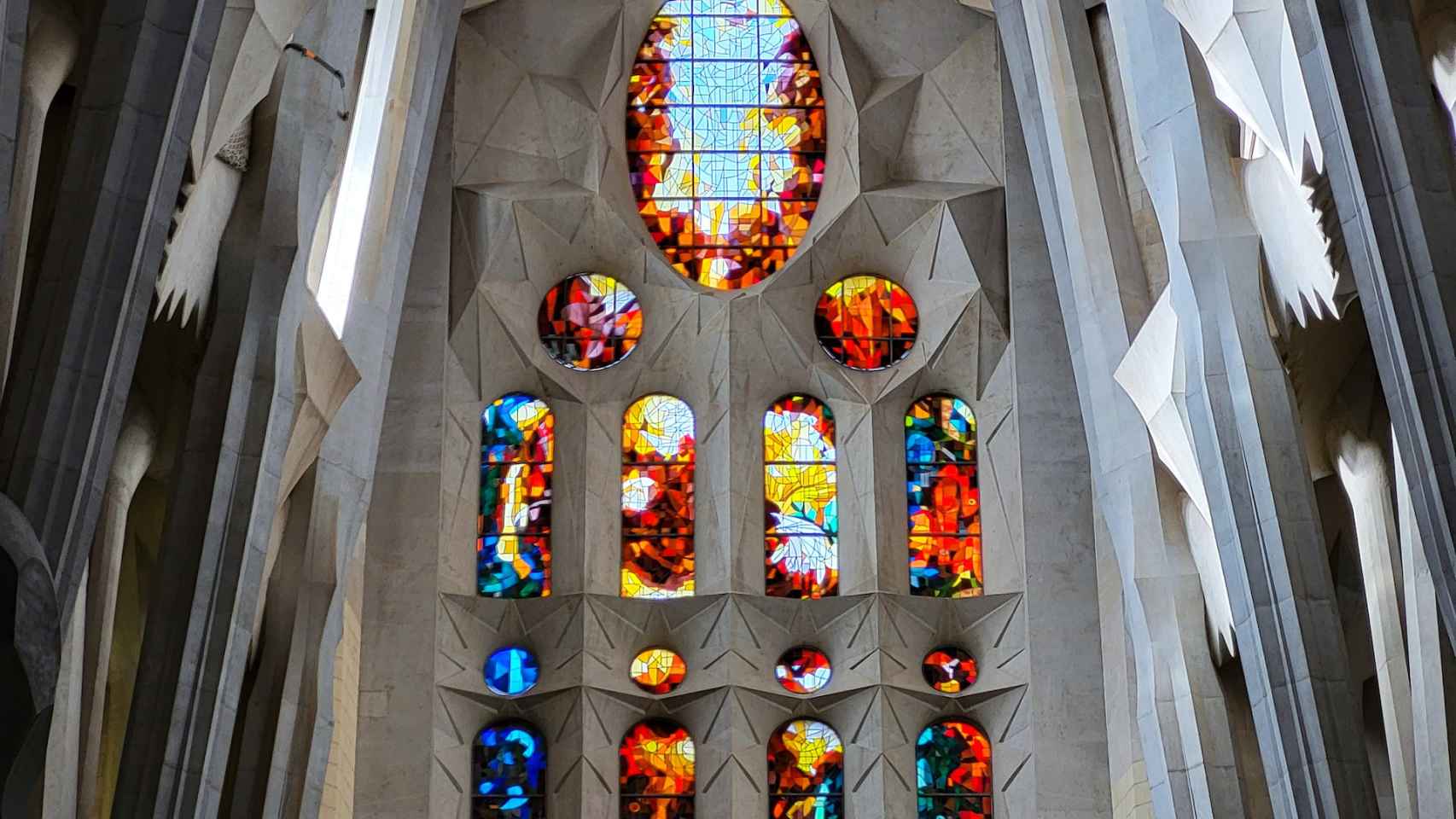 Interior de La Sagrada Familia