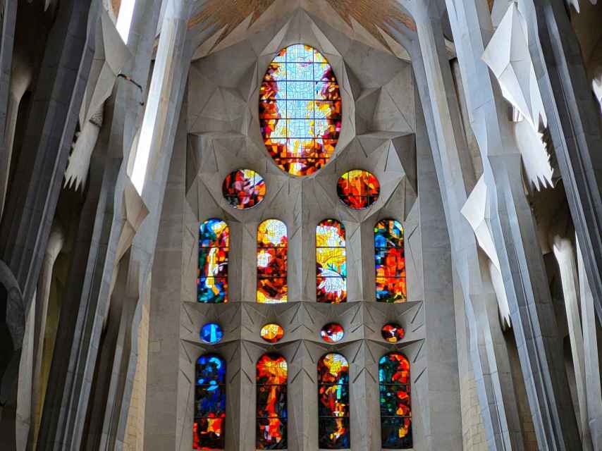 Interior de La Sagrada Familia