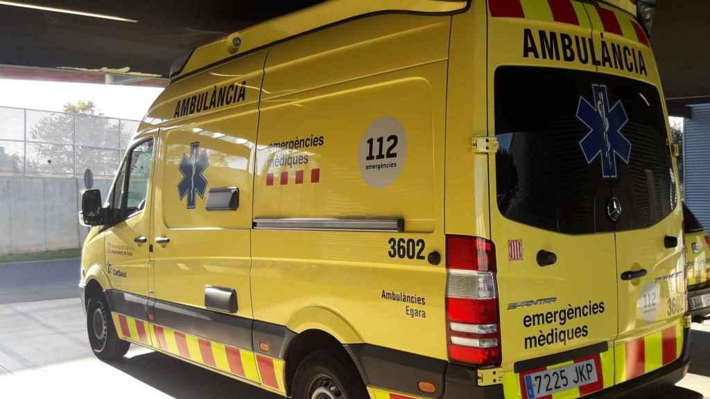 Un vehículo de Ambulancias Egara