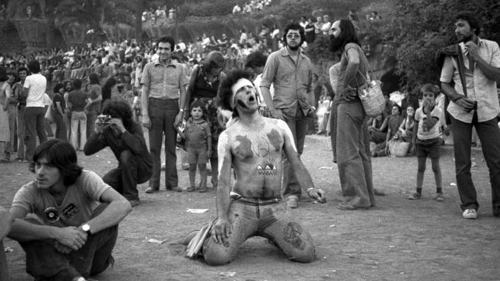 Jornadas Libertarias Internacionales en el Park Güell, Barcelona 1977