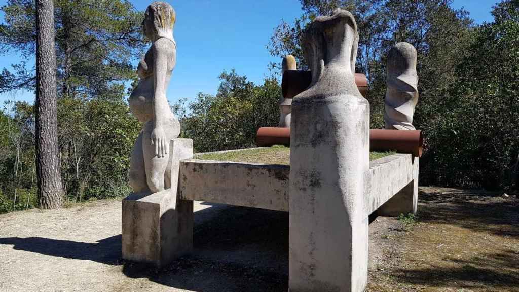 Esculturas en Museu Bosc de Can Ginebreda