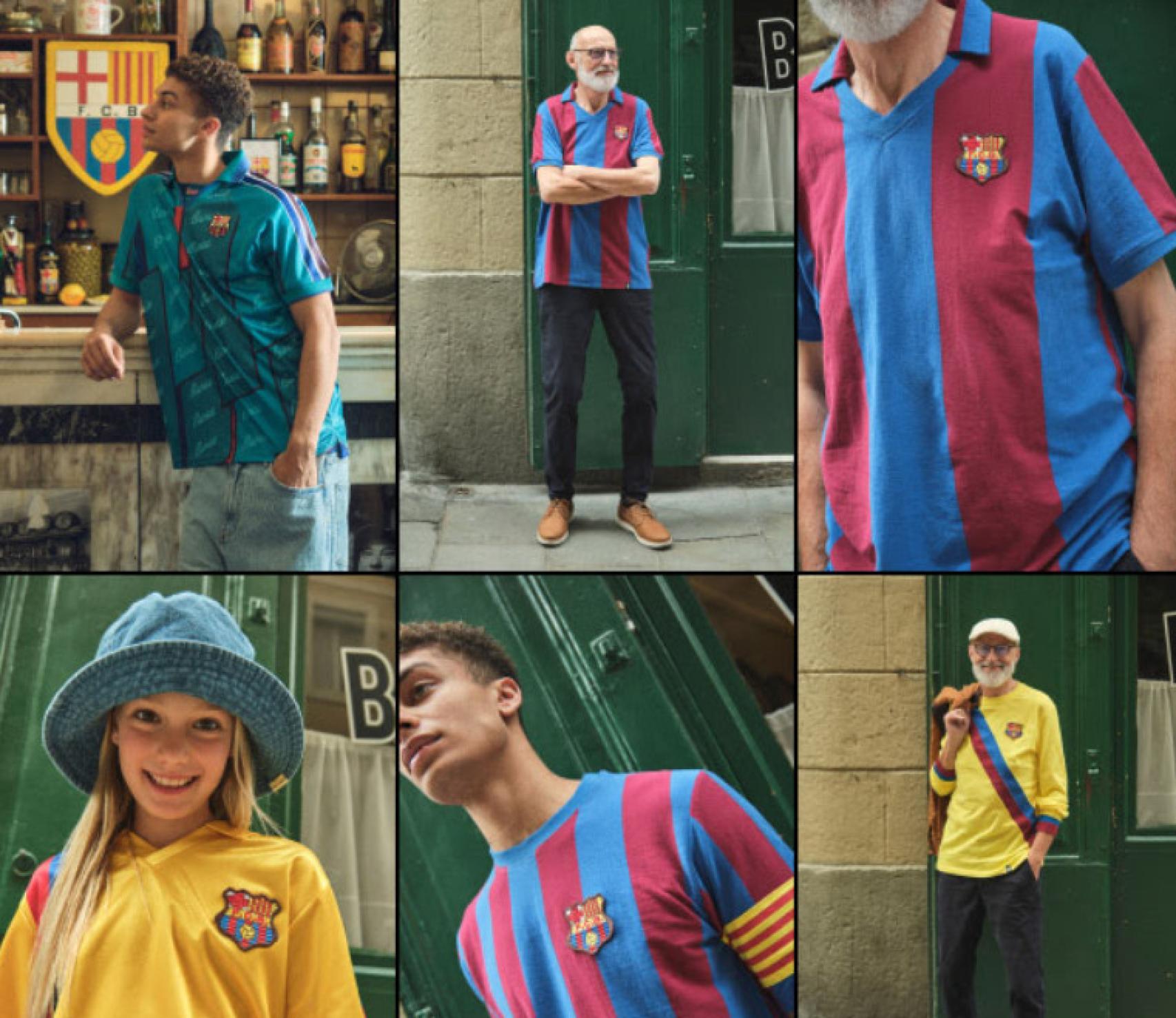 La nueva colección retro del FC Barcelona