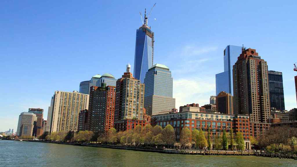 Turner trabaja en un proyecto contra inundaciones en Battery Park, en Manhattan