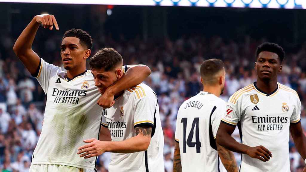 Bellingham da protagonismo a Fede Valverde en un gol del Real Madrid