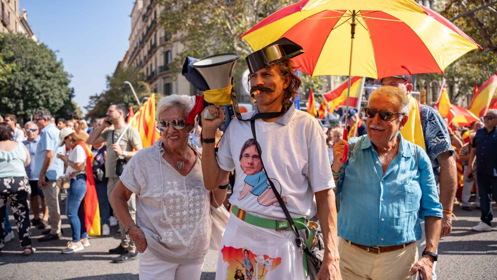 Manifestación 8 de Octubre en contra de la Amnistía