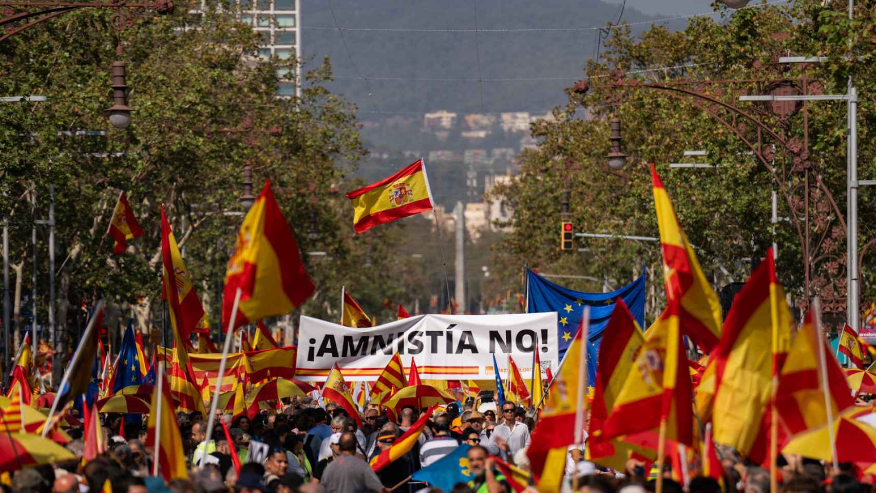 Manifestación 8 de Octubre en contra de la Amnistía