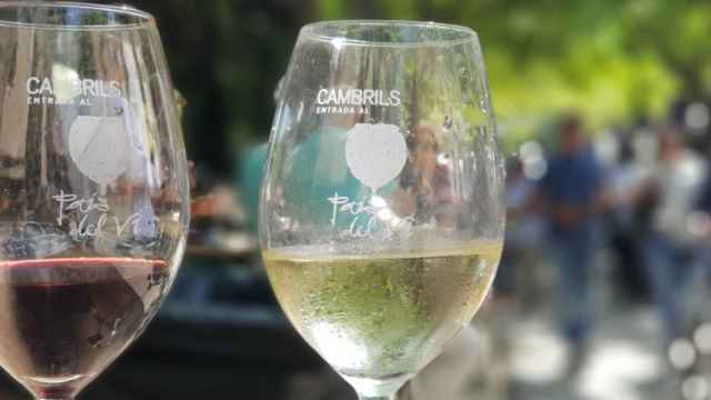 Copas de vino del Festival del Vino y de la Gastronomía de Cambrils