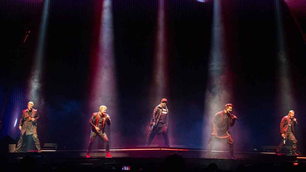 Los Backstreet boys en concierto