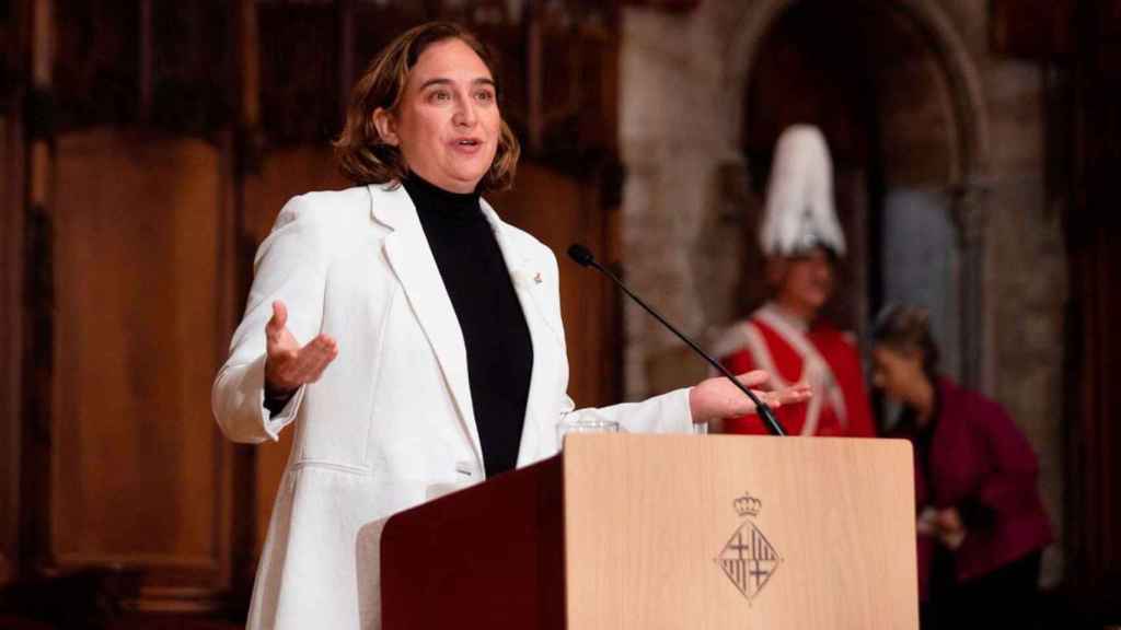 Ada Colau, exalcaldesa de Barcelona, en su etapa al frente del consistorio