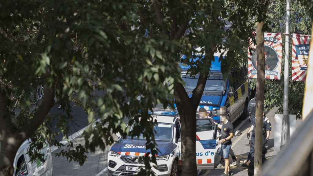 Mossos y Guardia Urbana de Barcelona, en el lugar de los hechos