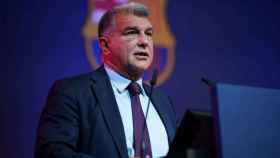 Joan Laporta, durante un acto oficial del FC Barcelona