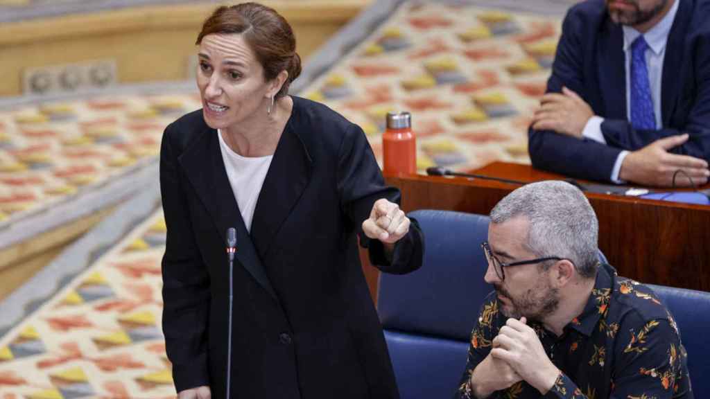 Mónica García (Más Madrid) en la Asamblea madrileña