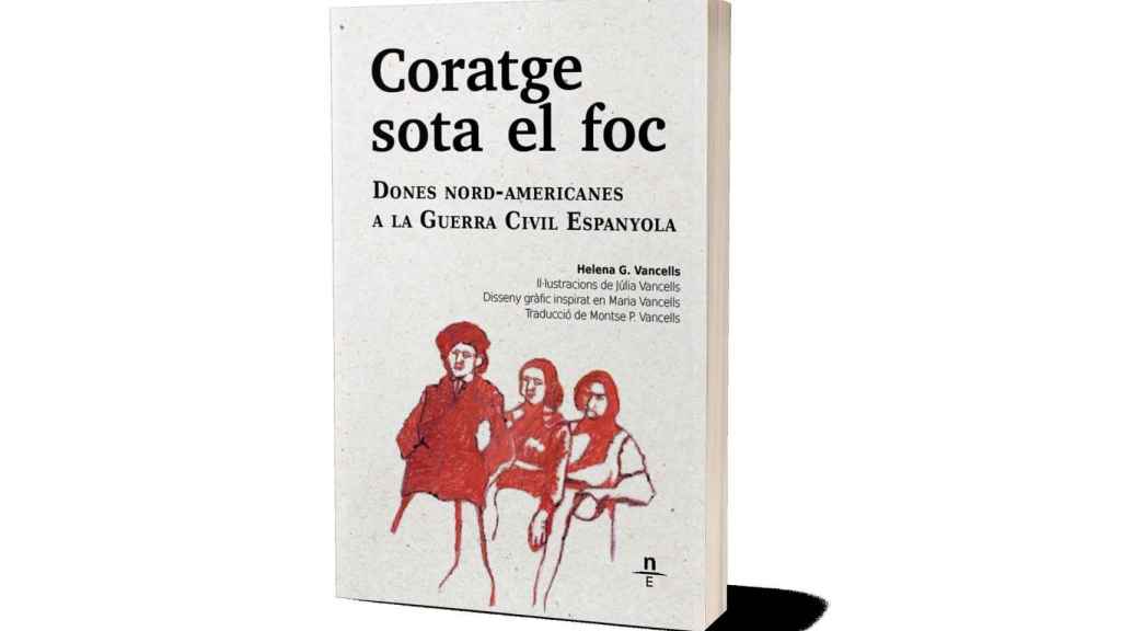 Portada del libro 'Coratge sota el foc', de Helena G. Vancells