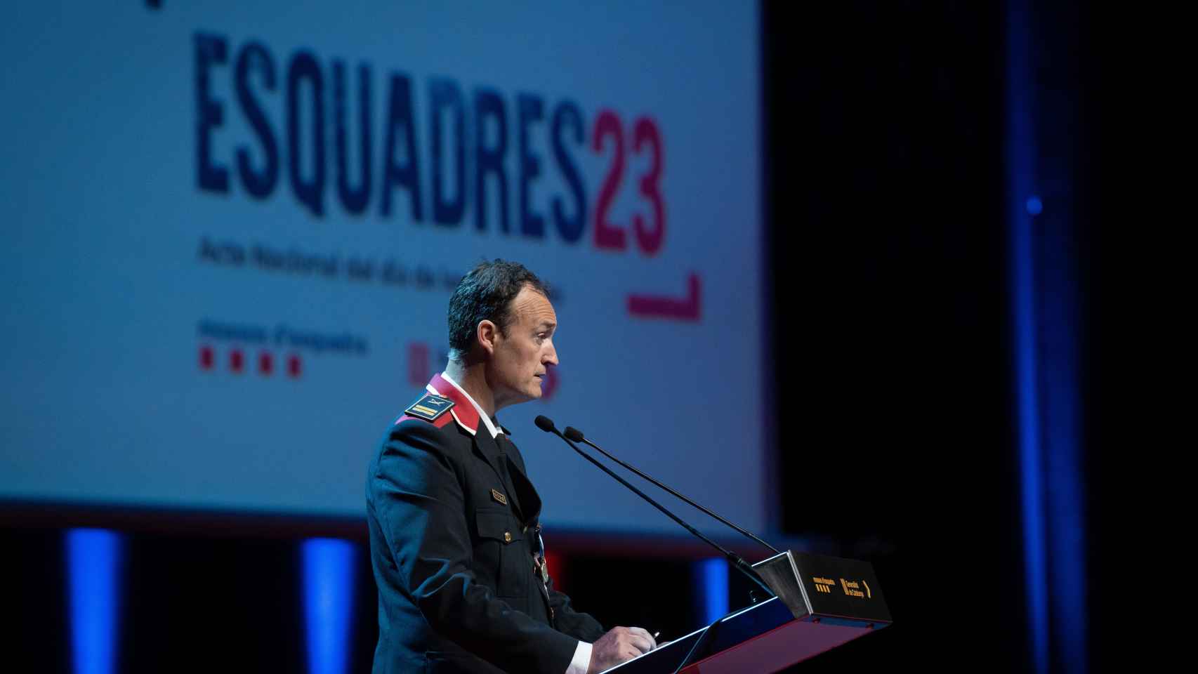 El comisario jefe de Mossos d'Esquadra, Eduard Sallent