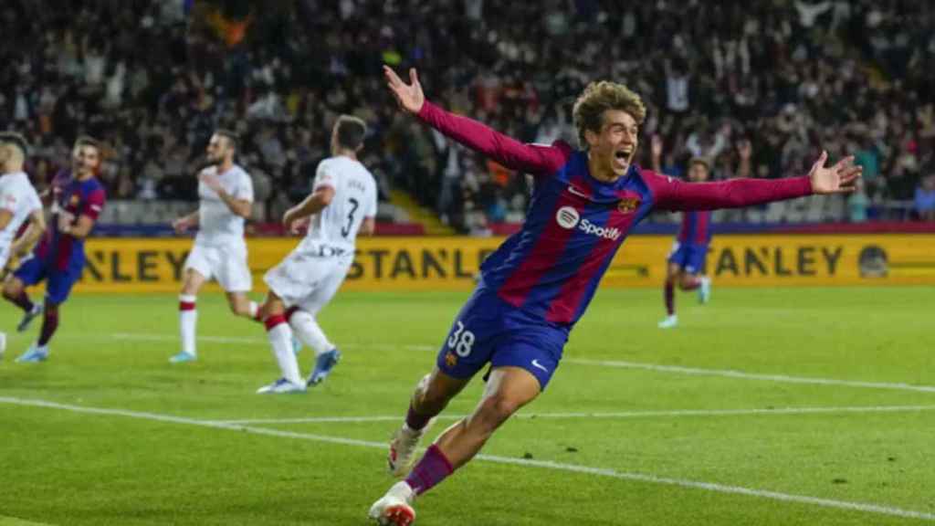 Marc Guiu, jugador del Barça