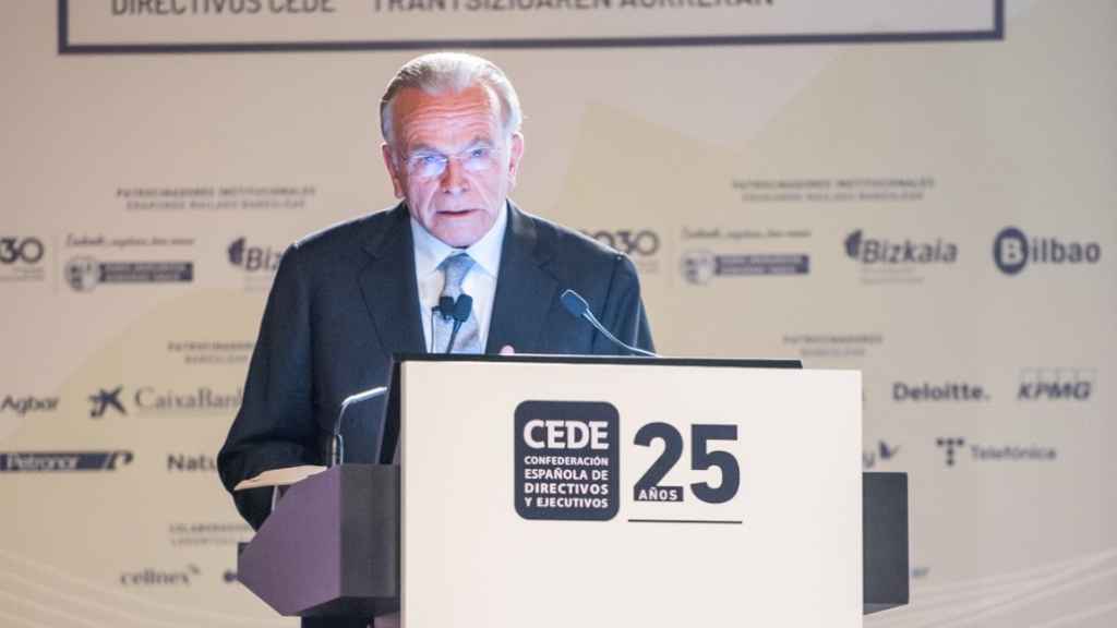 El presidente de la Fundación CEDE, Criteria y Fundació La Caixa, Isidro Fainé